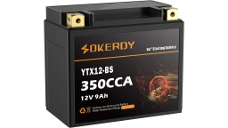 Μπαταρία SOKERDY YTX12-BS Ιόντων Νατρίου Νa+ (Sodium Ion), 12V 9Ah, 350A/CCA γιά μηχαν΄άκια, ATV, UTV, Jet Ski, Snowmobile